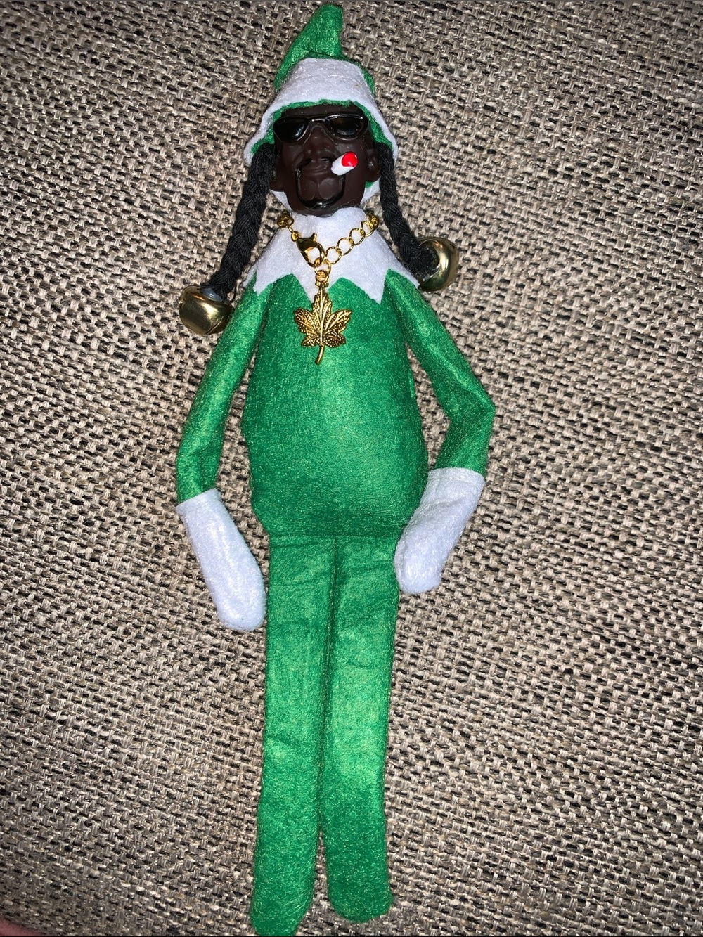 Snoop Dogg doll Christmas ornament Snoop Dogg elf